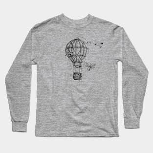 Brix and Bailey "Up in a Balloon" Long Sleeve T-Shirt